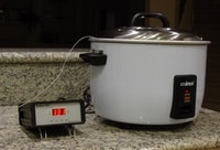 sous vide cooking controller with rice cooker