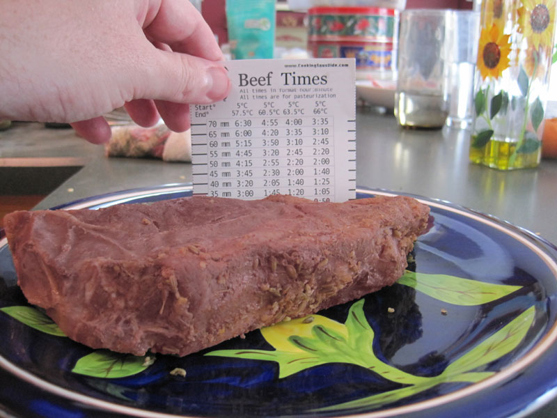 How to Sous Vide a Thick Steak